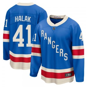 Jaroslav Halak New York Rangers Fanatics Breakaway Blue Centennial Jersey
