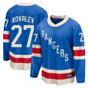 Alex Kovalev New York Rangers Fanatics Breakaway Blue Centennial Jersey