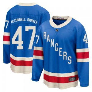 Bryce McConnell-Barker New York Rangers Fanatics Breakaway Blue Centennial Jersey