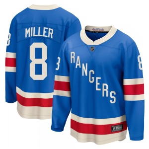 J.T. Miller New York Rangers Fanatics Breakaway Blue Centennial Jersey