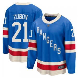 Sergei Zubov New York Rangers Fanatics Breakaway Blue Centennial Jersey