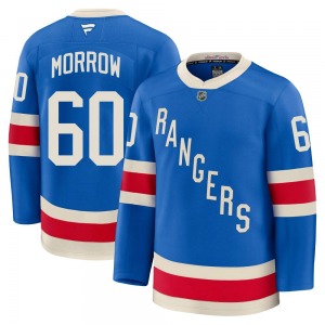 Youth Scott Morrow New York Rangers Fanatics Premium Blue Centennial Jersey