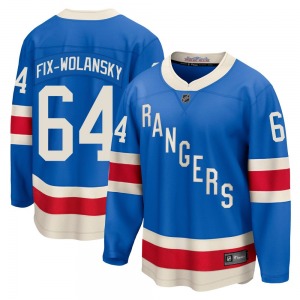 Youth Trey Fix-Wolansky New York Rangers Fanatics Breakaway Blue Centennial Jersey