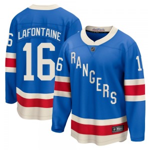 Youth Pat Lafontaine New York Rangers Fanatics Breakaway Blue Centennial Jersey