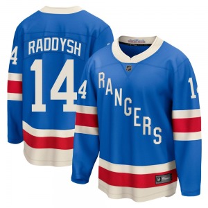Youth Taylor Raddysh New York Rangers Fanatics Breakaway Blue Centennial Jersey