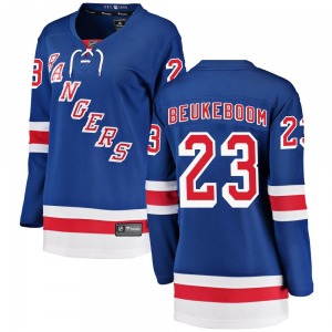 Women's Jeff Beukeboom New York Rangers Fanatics Branded Breakaway Blue Home Jersey