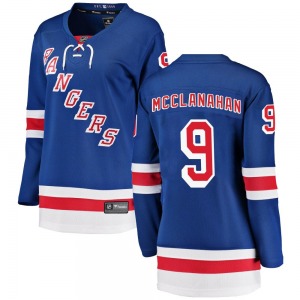 Women's Rob Mcclanahan New York Rangers Fanatics Branded Breakaway Blue Home Jersey