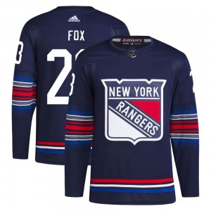 Adam Fox New York Rangers Adidas Authentic Navy Alternate Primegreen Jersey