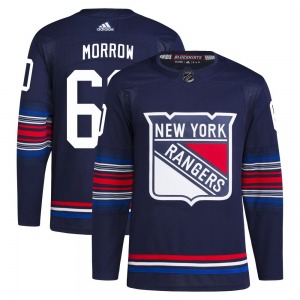 Scott Morrow New York Rangers Adidas Authentic Navy Alternate Primegreen Jersey