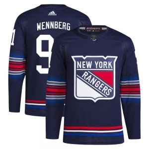 Alex Wennberg New York Rangers Adidas Authentic Navy Alternate Primegreen Jersey