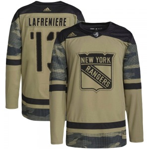 Youth Alexis Lafreniere New York Rangers Adidas Authentic Camo Military Appreciation Practice Jersey