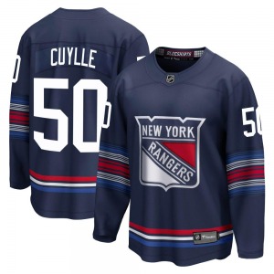 Youth Will Cuylle New York Rangers Fanatics Branded Premier Navy Breakaway Alternate Jersey