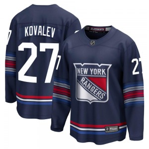 Youth Alex Kovalev New York Rangers Fanatics Branded Premier Navy Breakaway Alternate Jersey