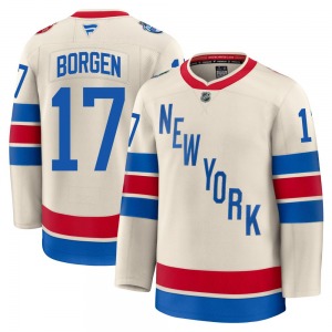 Will Borgen New York Rangers Fanatics Premium Beige 2026 Winter Classic Jersey