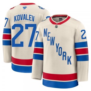 Alex Kovalev New York Rangers Fanatics Premium Beige 2026 Winter Classic Jersey