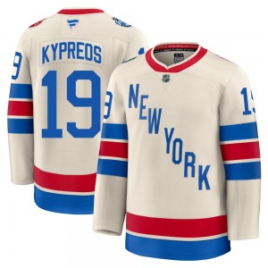 Nick Kypreos New York Rangers Fanatics Premium Beige 2026 Winter Classic Jersey