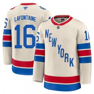 Pat Lafontaine New York Rangers Fanatics Premium Beige 2026 Winter Classic Jersey