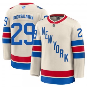 Reijo Ruotsalainen New York Rangers Fanatics Premium Beige 2026 Winter Classic Jersey