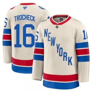 Vincent Trocheck New York Rangers Fanatics Premium Beige 2026 Winter Classic Jersey
