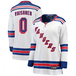 Women's Kalle Vaisanen New York Rangers Fanatics Branded Breakaway White Away Jersey