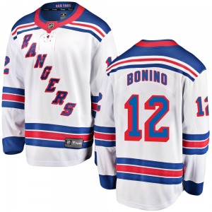 Nick Bonino New York Rangers Fanatics Branded Breakaway White Away Jersey