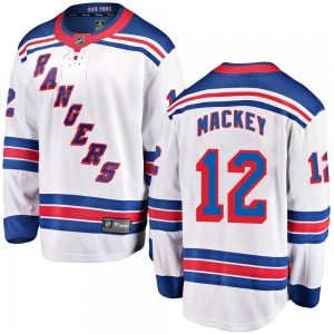 Connor Mackey New York Rangers Fanatics Branded Breakaway White Away Jersey