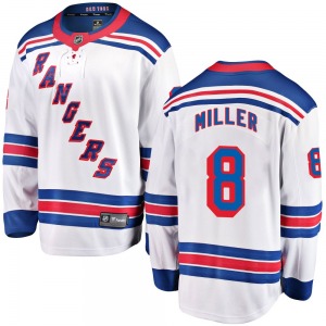 J.T. Miller New York Rangers Fanatics Branded Breakaway White Away Jersey
