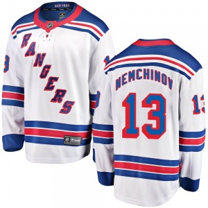 Sergei Nemchinov New York Rangers Fanatics Branded Breakaway White Away Jersey
