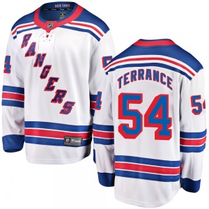Carey Terrance New York Rangers Fanatics Branded Breakaway White Away Jersey