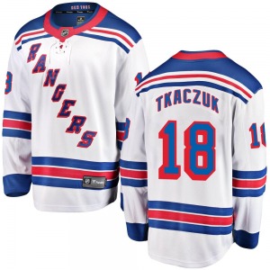 Walt Tkaczuk New York Rangers Fanatics Branded Breakaway White Away Jersey