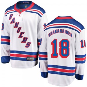 Urho Vaakanainen New York Rangers Fanatics Branded Breakaway White Away Jersey