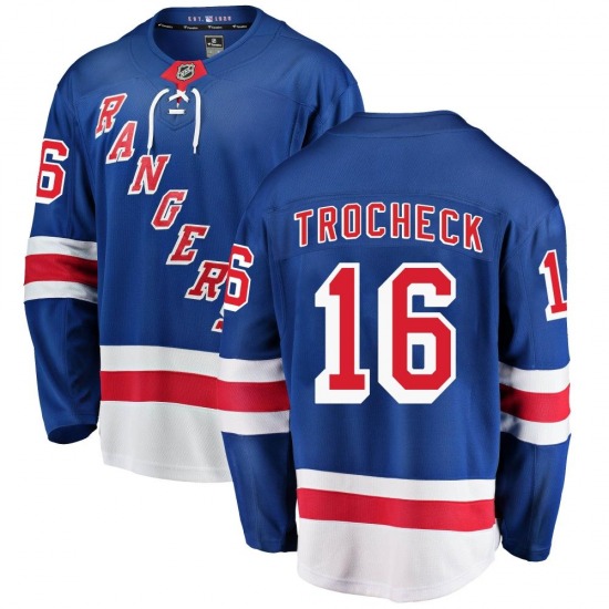 Vincent Trocheck New York Rangers Fanatics Branded Breakaway Blue Home Jersey