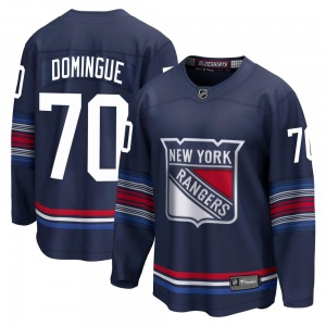 Louis Domingue New York Rangers Fanatics Branded Premier Navy Breakaway Alternate Jersey