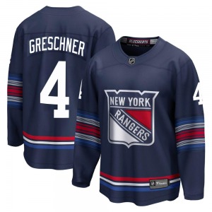 Ron Greschner New York Rangers Fanatics Branded Premier Navy Breakaway Alternate Jersey