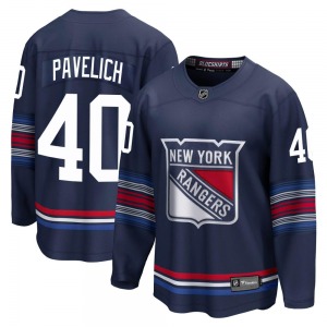 Mark Pavelich New York Rangers Fanatics Branded Premier Navy Breakaway Alternate Jersey