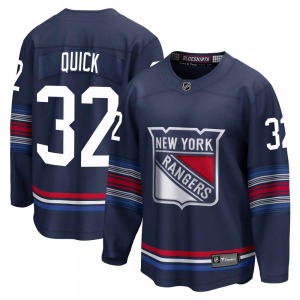 Jonathan Quick New York Rangers Fanatics Branded Premier Navy Breakaway Alternate Jersey