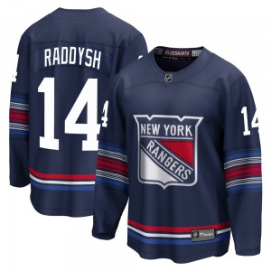 Taylor Raddysh New York Rangers Fanatics Branded Premier Navy Breakaway Alternate Jersey