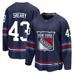 Conor Sheary New York Rangers Fanatics Branded Premier Navy Breakaway Alternate Jersey