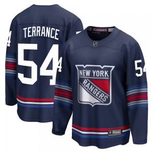 Carey Terrance New York Rangers Fanatics Branded Premier Navy Breakaway Alternate Jersey