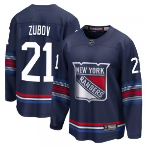 Sergei Zubov New York Rangers Fanatics Branded Premier Navy Breakaway Alternate Jersey
