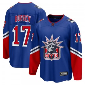 Will Borgen New York Rangers Fanatics Branded Breakaway Royal Special Edition 2.0 Jersey