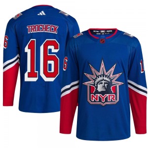 Vincent Trocheck New York Rangers Adidas Authentic Royal Reverse Retro 2.0 Jersey