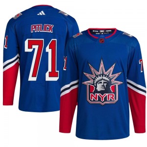 Youth Tyler Pitlick New York Rangers Adidas Authentic Royal Reverse Retro 2.0 Jersey