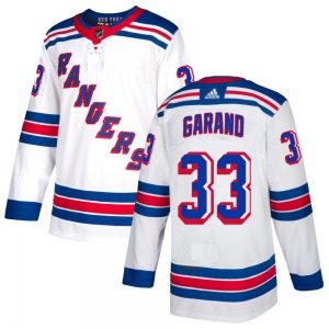 Youth Dylan Garand New York Rangers Adidas Authentic White Jersey