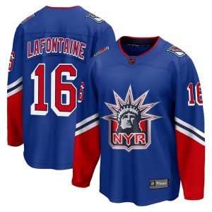 Youth Pat Lafontaine New York Rangers Fanatics Branded Breakaway Royal Special Edition 2.0 Jersey