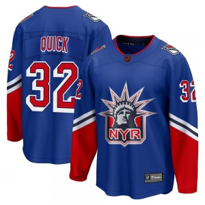 Youth Jonathan Quick New York Rangers Fanatics Branded Breakaway Royal Special Edition 2.0 Jersey