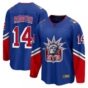 Youth Taylor Raddysh New York Rangers Fanatics Branded Breakaway Royal Special Edition 2.0 Jersey