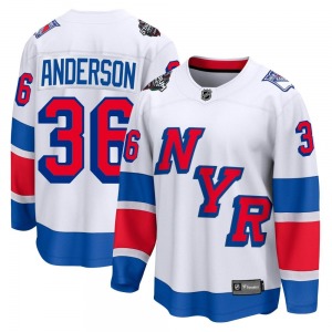 Glenn Anderson New York Rangers Fanatics Branded Breakaway White 2024 Stadium Series Jersey