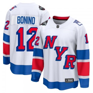Nick Bonino New York Rangers Fanatics Branded Breakaway White 2024 Stadium Series Jersey