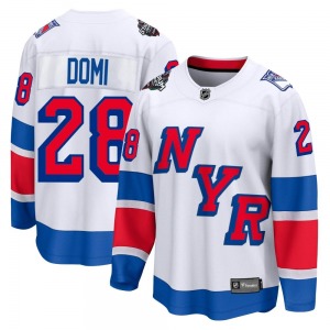 Tie Domi New York Rangers Fanatics Branded Breakaway White 2024 Stadium Series Jersey